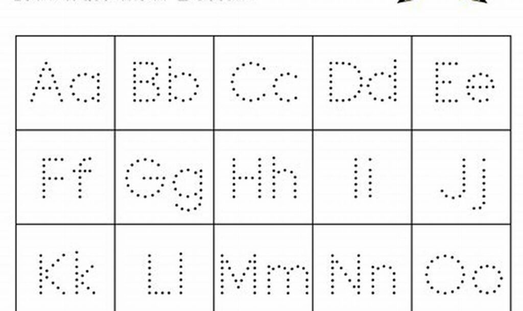 letter tracing worksheets for drawing connections