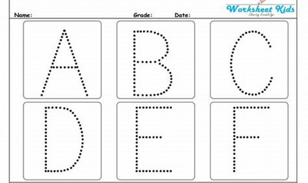 uppercase alphabet tracing for 3 year olds