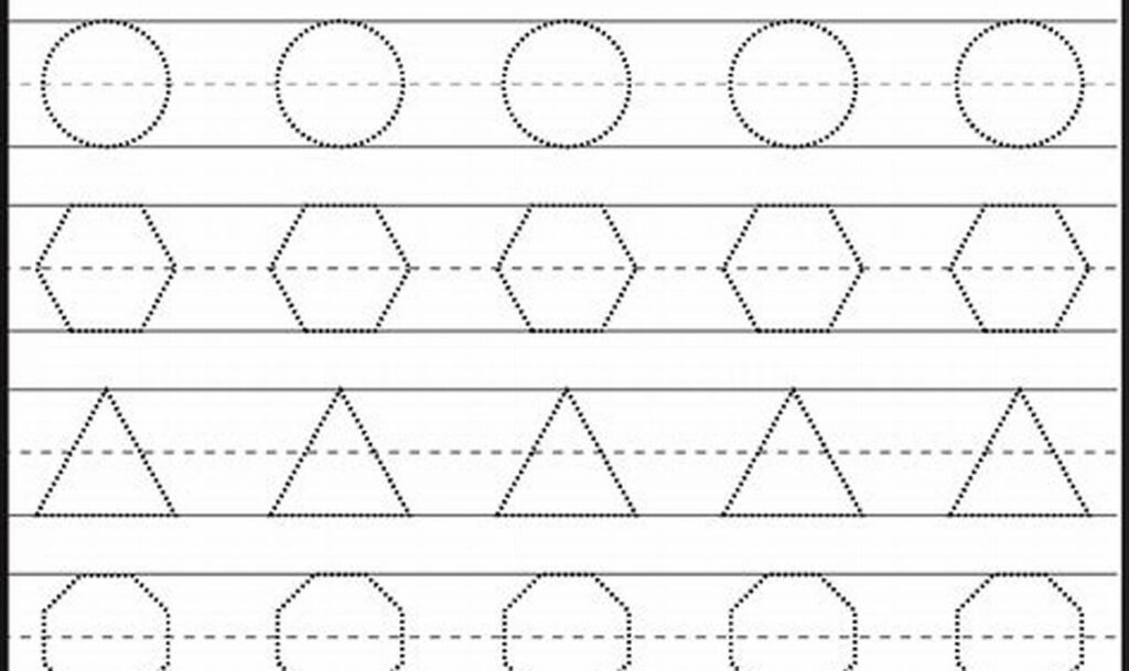 free printable lines and shapes tracing for toddlers