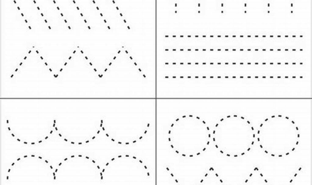 free tracing patterns for pre-handwriting skills