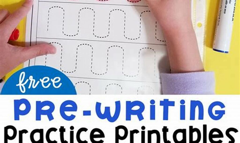 pre-writing stroke formation exercises for 3 year olds
