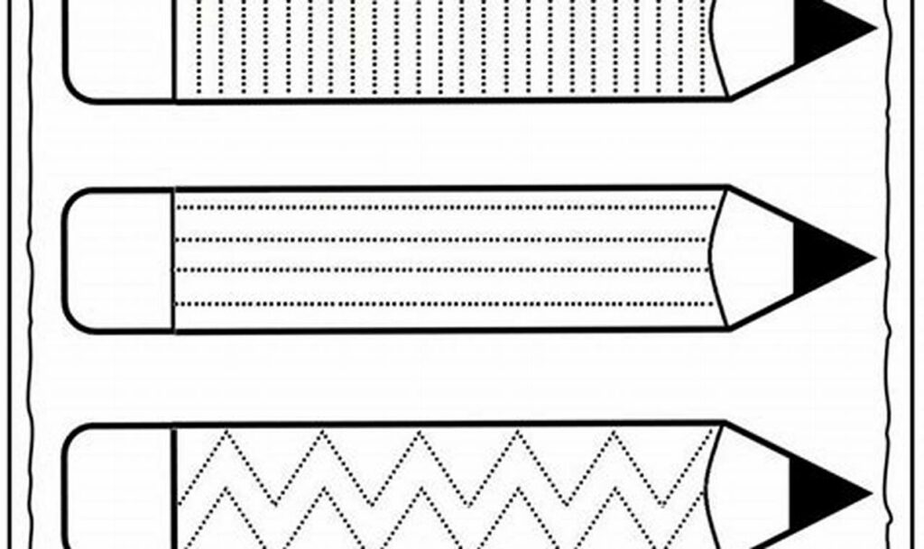 tracing lines for pencil readiness free